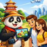 ✈️ Avión en vuelo Tu viaje, sin preocupaciones. Nos encargamos de todo: vuelos, hospedaje, transporte y asistencia en español. Tú solo disfruta de tus viajes personalizados a China.
